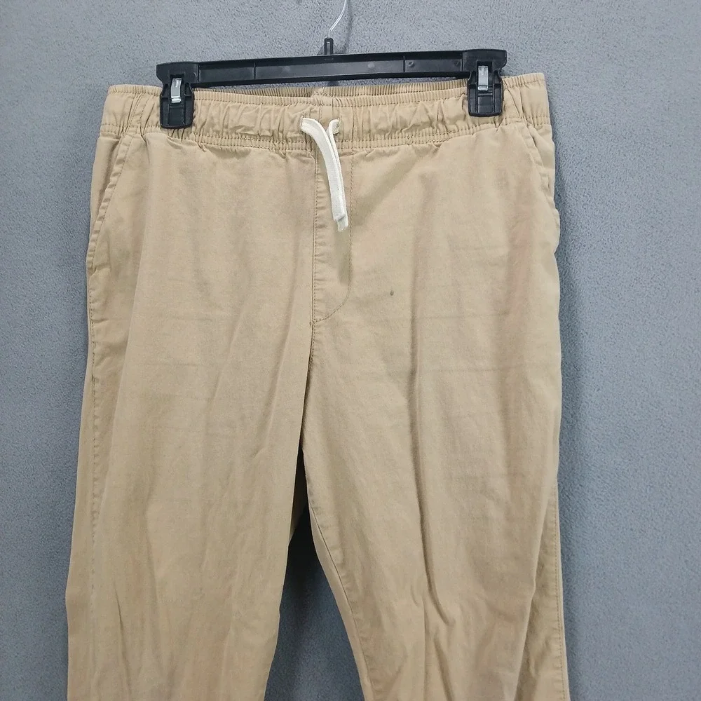Place Jogger‎ Pants Youth Size 18 Beige Stretch Classic Fit Drawstring Waist